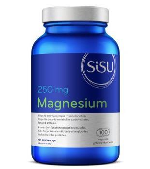 SISU Magnesium 250mg 100caps