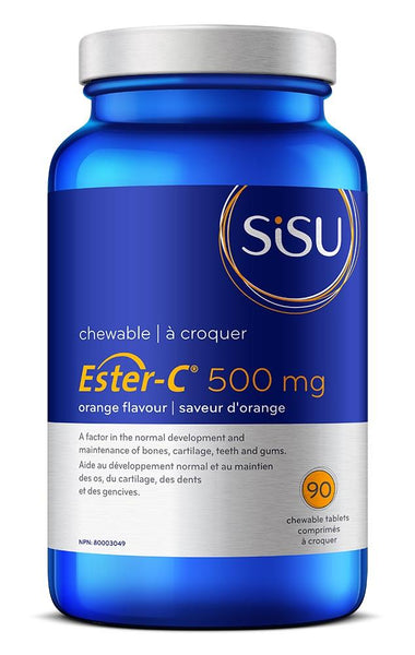 SISU Ester-C 500mg Citrus Chew 90tabs