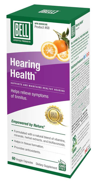 BELL Hearing Loss Relief 973mg 60caps