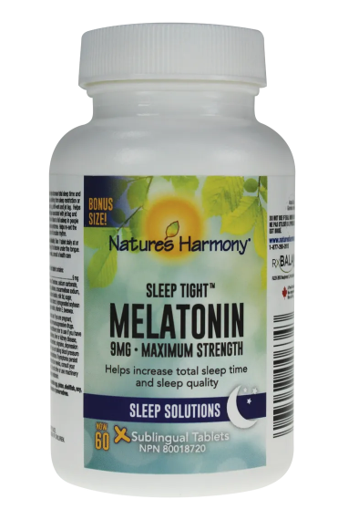 Nature's Harmony Sleep Tight Melatonin 9mg 45tabs