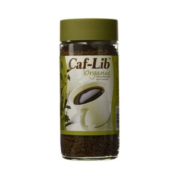 Caf-Lib Organic Coffee Alternative with Barley and Chicory 150-Gram
