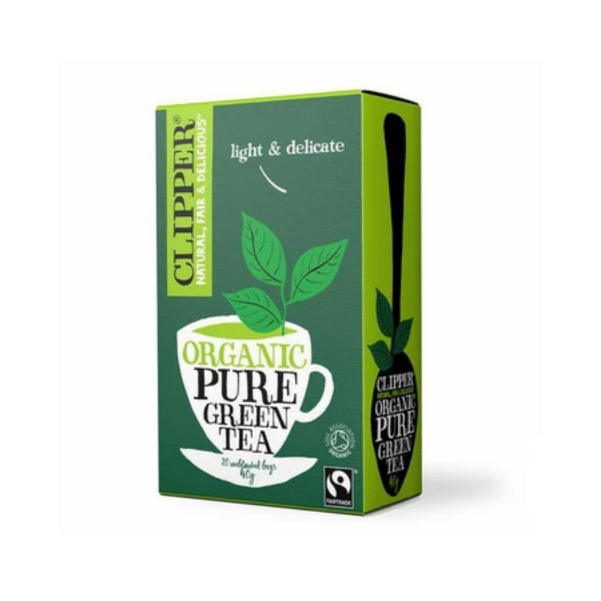 Clipper Organic Fairtrade Pure Green Tea 20 Bags