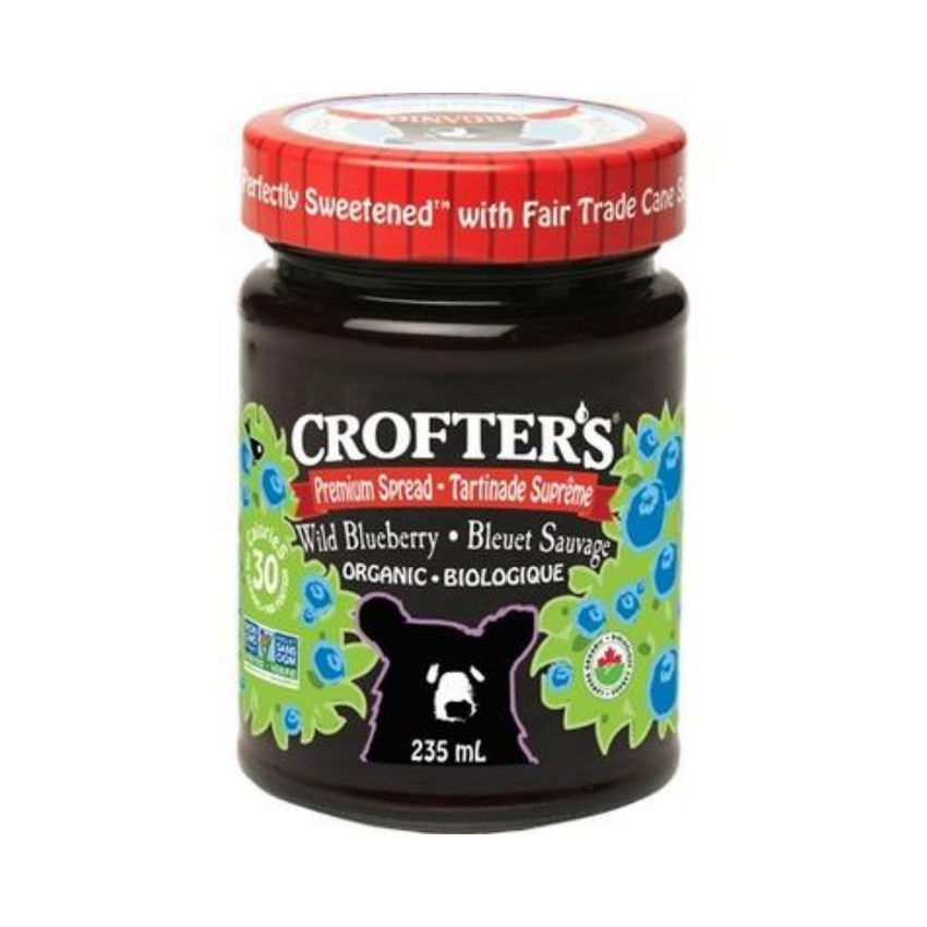 Crofter's Organic Wild Blueberry Premium Spread 235ML