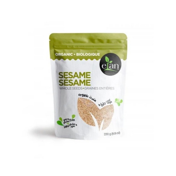 Elan Organic Whole Sesame Seeds 250G