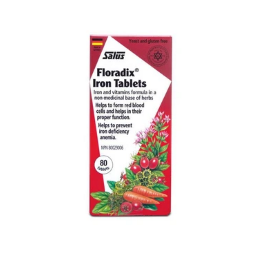 Flora Salus Floradix Iron Tablets 80Tablets