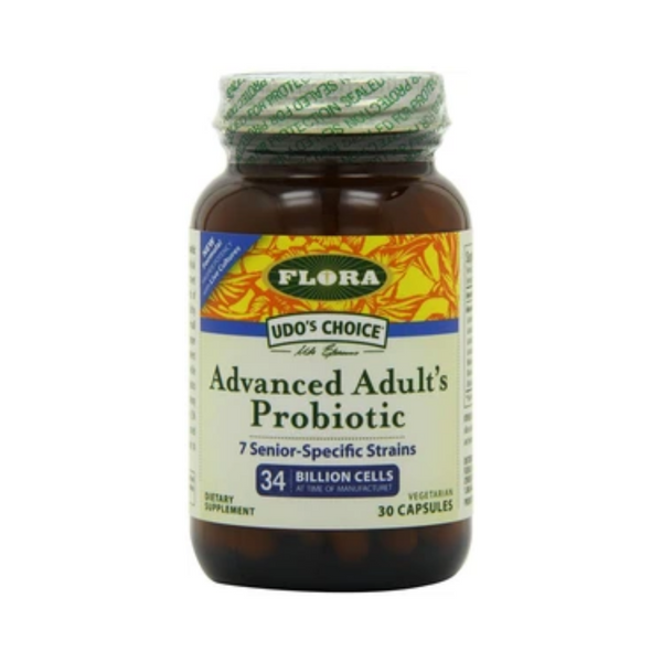 Flora's Advanced Senior's Blend Probiotic 30 Capsules