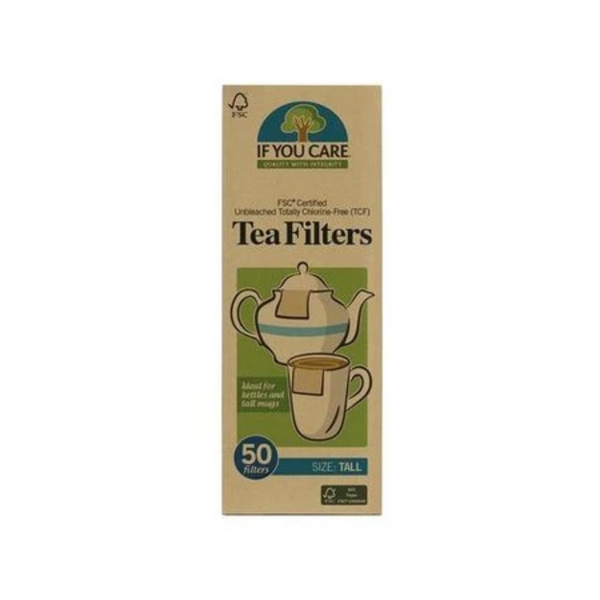 If You Care FSC Certified Unbleached Tea Filters Tall 50 Filters