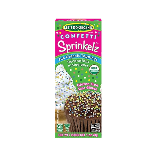 Let's Do Organic Confetti Sprinkelz 28G