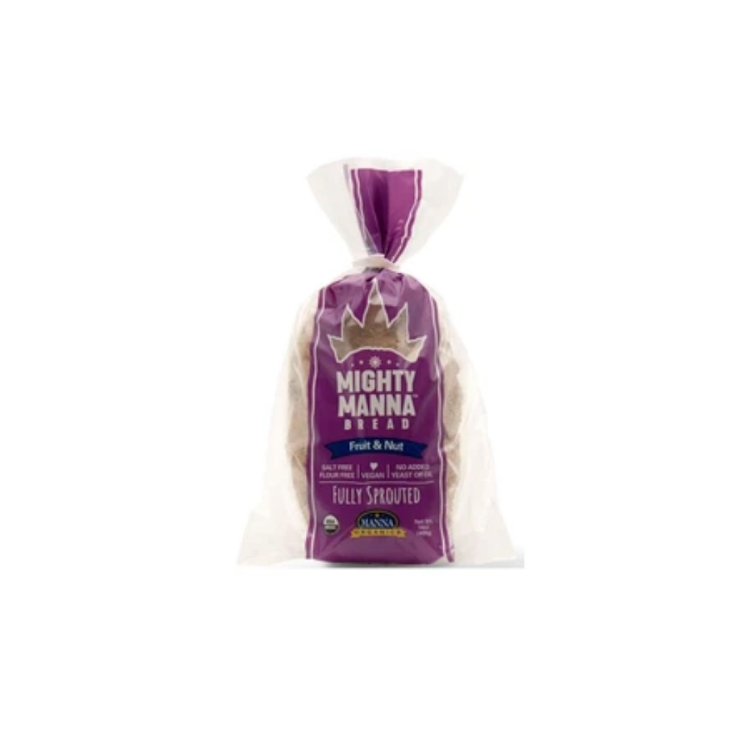 Manna Organics Organic Sprouted Bread Fruit & Nut 400G Paris Natural