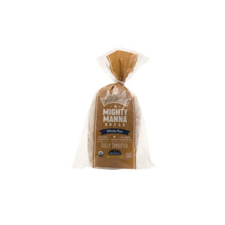 Manna Organics Organic Sprouted Bread Whole Rye No Wheat 400G