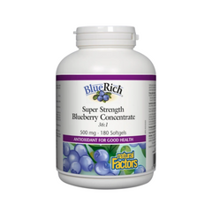 Natural Factors Blueberry Concentrate 180 softgels