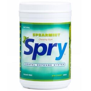 Spry Spearmint Gum 600 Count