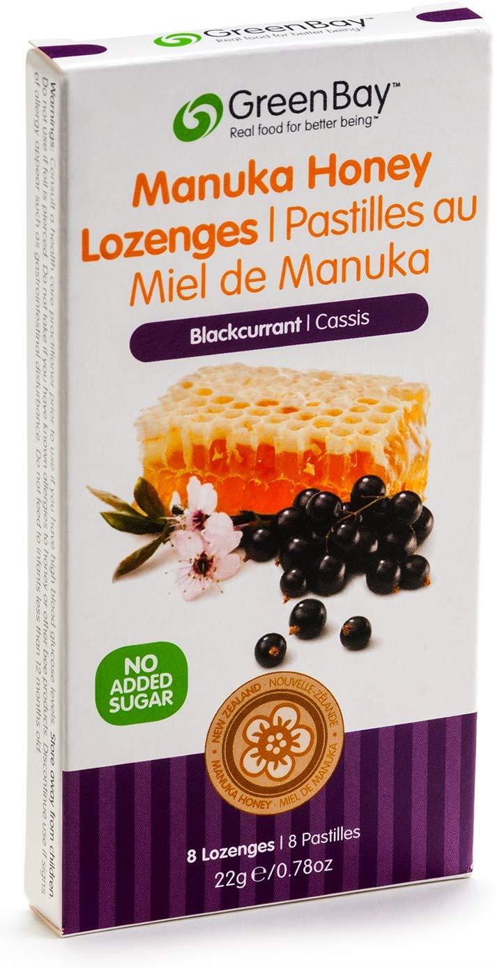Green Bay Manuka Lozenges Blackcurrant 22G