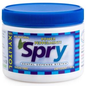 Spry Power Peppermint Mints Sugar Free 240 Count