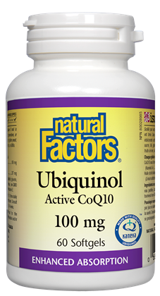 NATURAL FACTORS UBIQUINOL 100MG 60SG