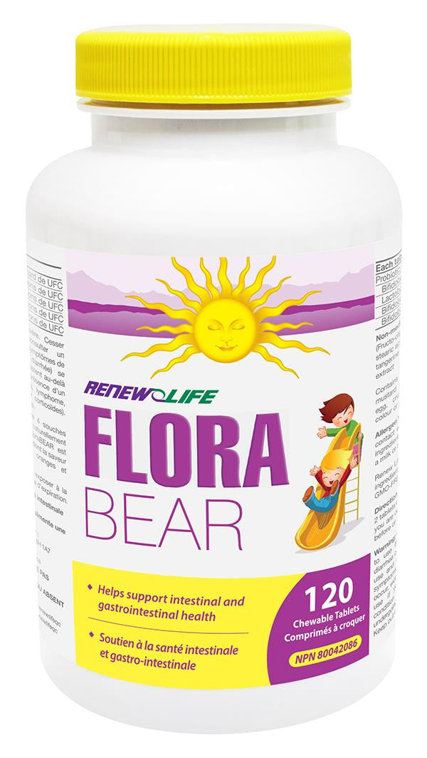 RENEW LIFE FLORA BEAR 120 CHEWS