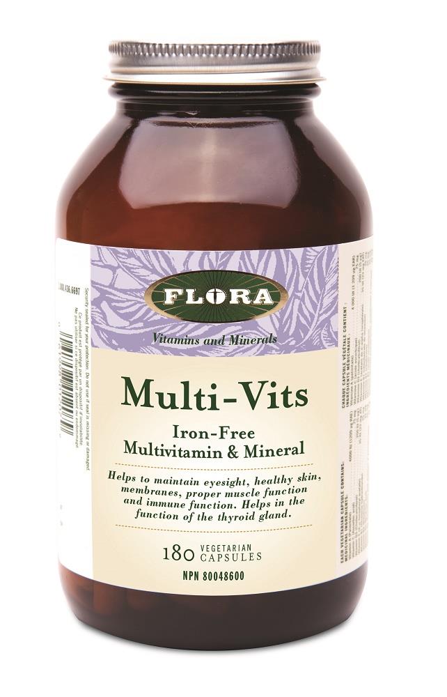 Flora Multi-Vitamins 180Vcaps