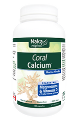 Naka Coral Calcium with Magnesium & Vitamin D 180caps