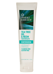 Desert Essence Tea Tree Oil & Neem Toothpaste with Wintergreen 176g