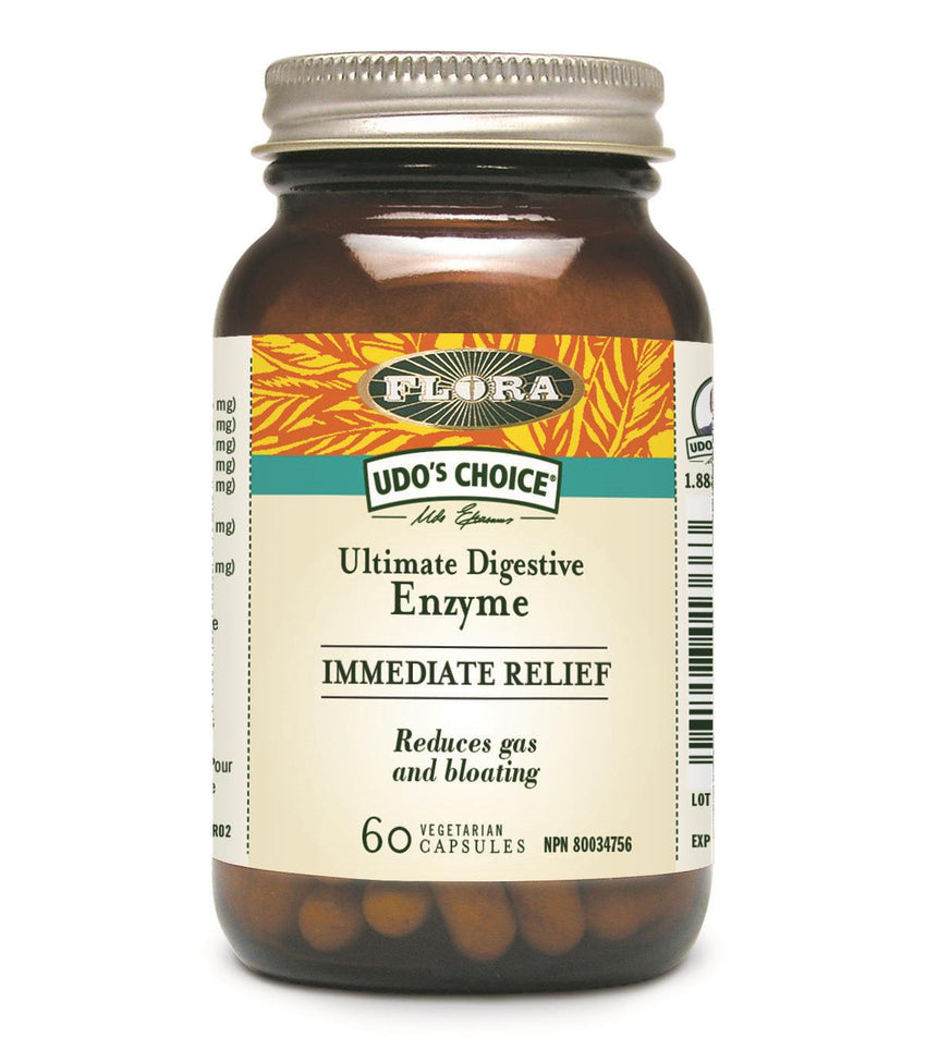 Flora Immediate Relief  Digestive Enzyme 60Vcaps