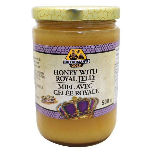 Dutchman's Gold Royal Jelly in Raw Honey 500g