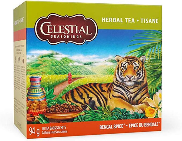 Celestial Seasonings Bengal Spice Herbal Tea 40 Bags