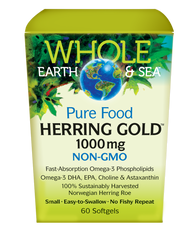 Whole Earth and Sea Herring Gold 1000MG 60SG