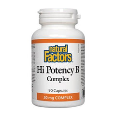 Natural Factors Hi Potency B Complex 90Cap