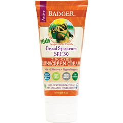 Badger SPF 30 Kids Sunscreen Cream 87ml