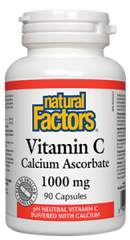NATURAL FACTORS VITAMIN C 1000MG 90CAPSULES (CALCIUM ASCORBATE)