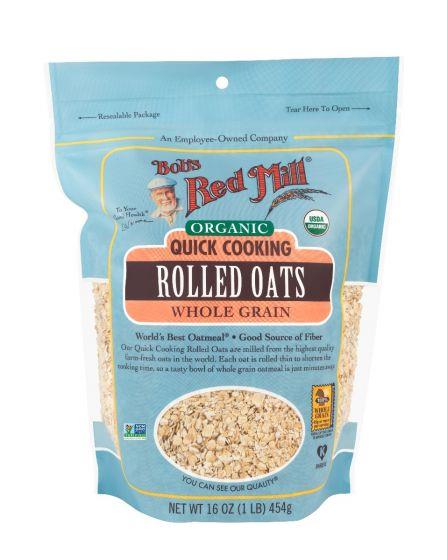 Bob's Organic Quick Cooking Rolled Oats