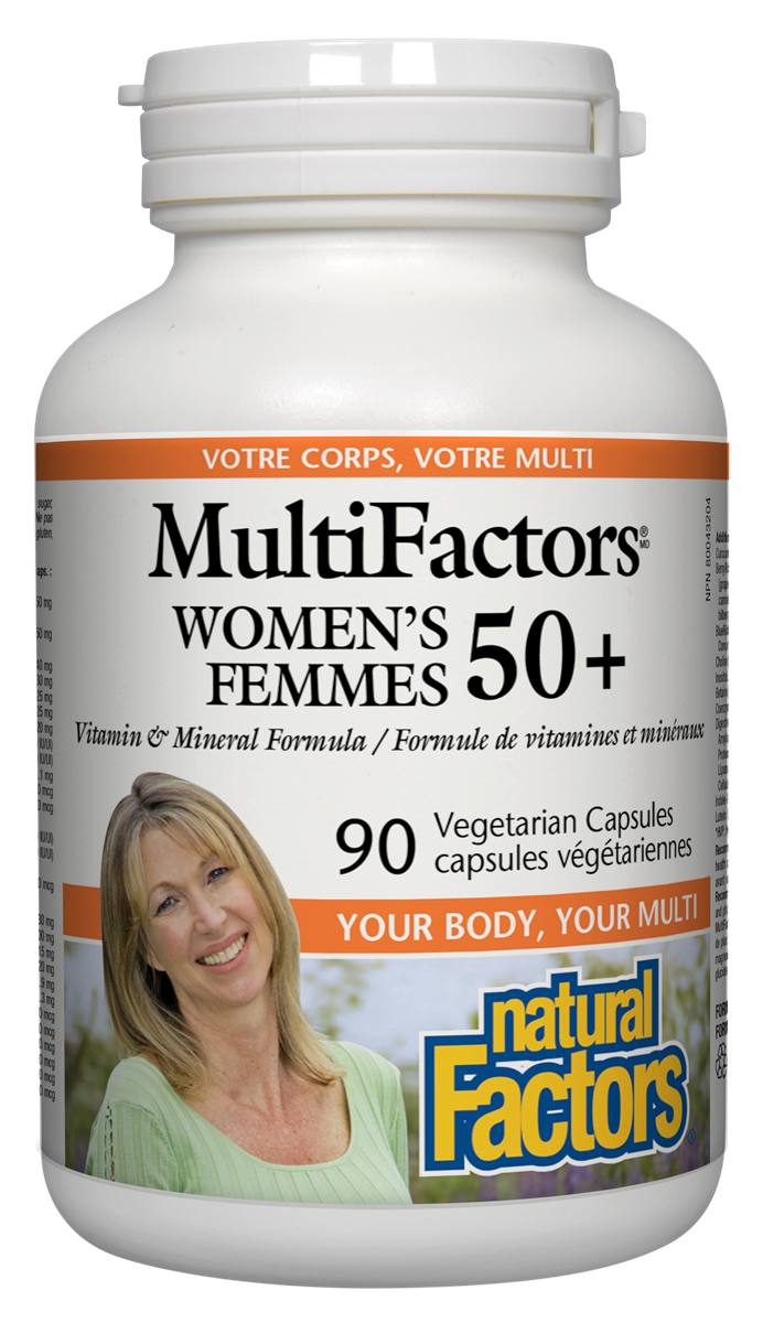 Natural Factors MultiFactors Womens 50+ 90Cap