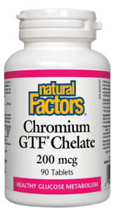 Natural Factors Chromium GTF 500MCG 90Tab