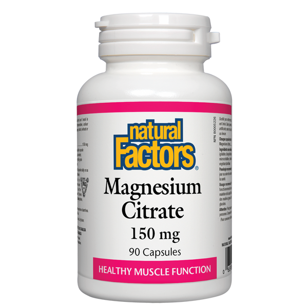 Natural Factors Magnesium Citrate 90Cap