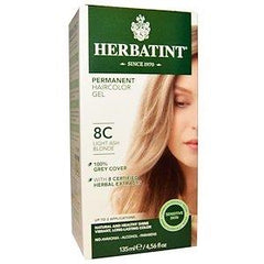 HERBATINT PERMANENT HAIR COLOR GEL 8C Light Ash Blonde 135ML