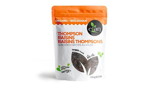 Elan Organic Sun-Dried Thompson Raisins 225G