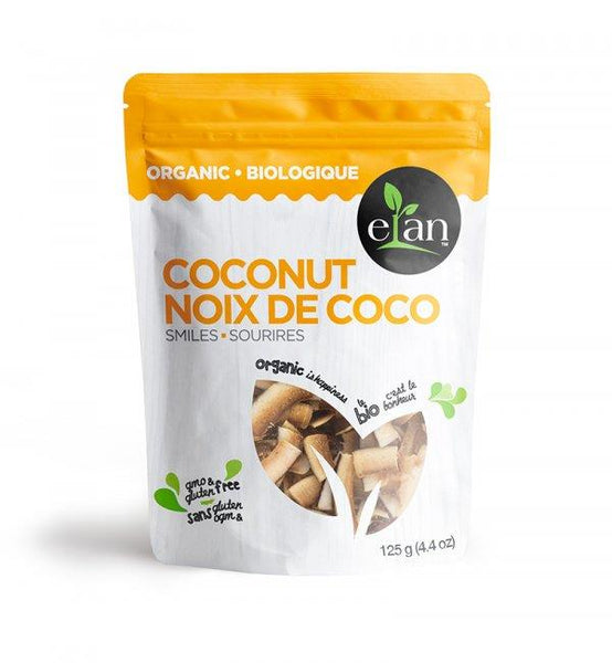 ELAN Organic Coconut Smiles 125G