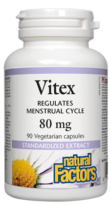 Natural Factors Vitex 80 mg · Standardized Extract 90 Vegetarian Capsules