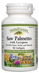 NATURAL FACTORS SAW PALMETTO WITH LYCOPENE 90SG