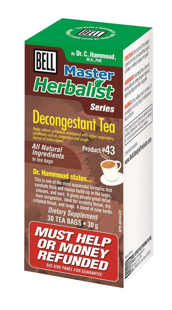 BELL Decongestant Tea 30g 30bags