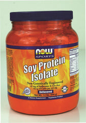 NOW Soy Protein Isolate, Natural Unflavoured 544g