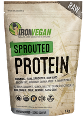 Iron Vegan Sprouted Protein Unflavoured 500g