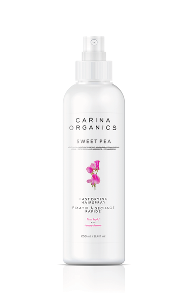 Carina Organics Fast Drying Hair Spray Sweet Pea 250ml