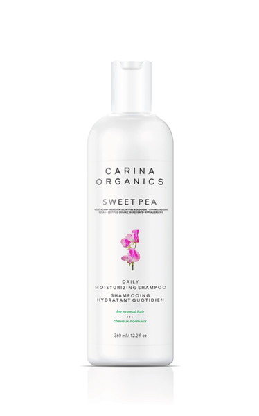 Carina Organics Daily Moisturizing Shampoo Sweet Pea 360ml