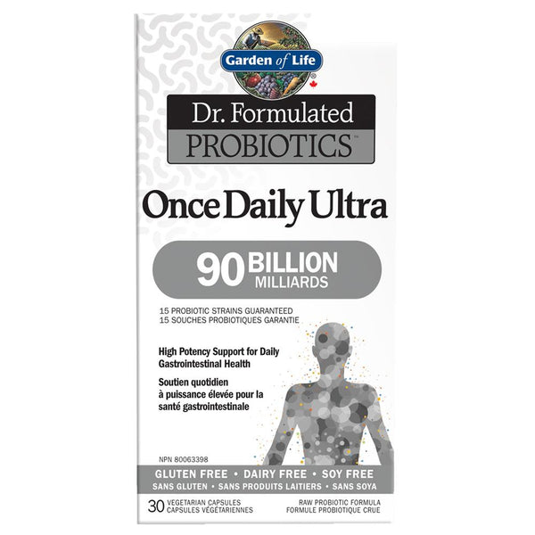 Garden of Life Dr. Formulated Probiotics Once a Day Ultra 90 Billion 30Vcaps