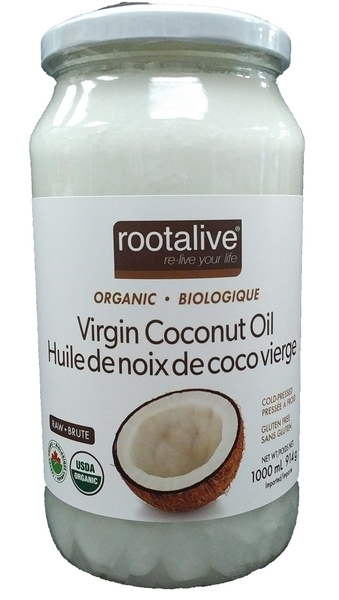 Root Alive Organic Virgin Coconut Oil 1000ml