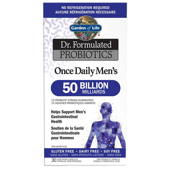Garden of Life Dr. Formulated Daily Mens 50 Billion 30Vcaps