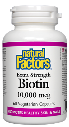 Natural Factors Biotin 10000mcg 60Vcaps