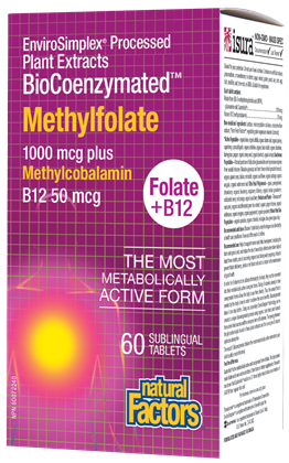Natural Factors BioCoenzymated Methylfolate 60Vcaps
