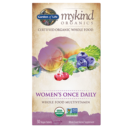 Garden Of Life Mykind Organics Women’s Once Daily Multivitamins 30 Vegan Tablets